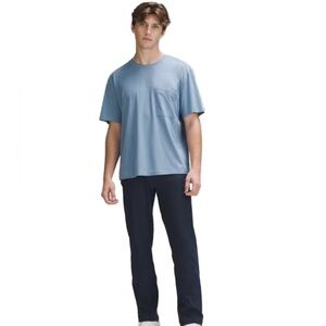 Lululemon Men's ABC Classic Fit 5 Pocket Navy Pant Warpstreme LM5ADES 36x36